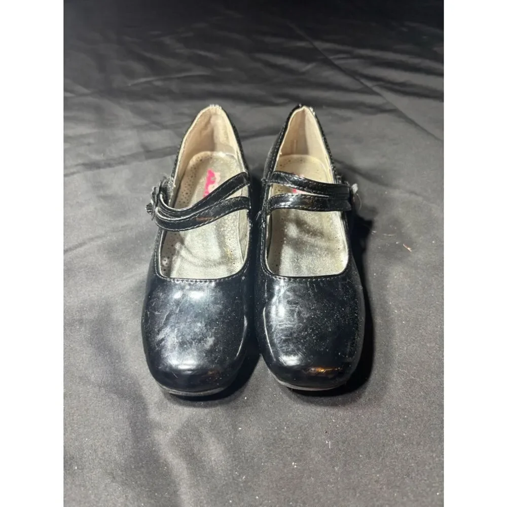 Josmo Girls Black Patent Mary Jane Shoes EPC Size 12